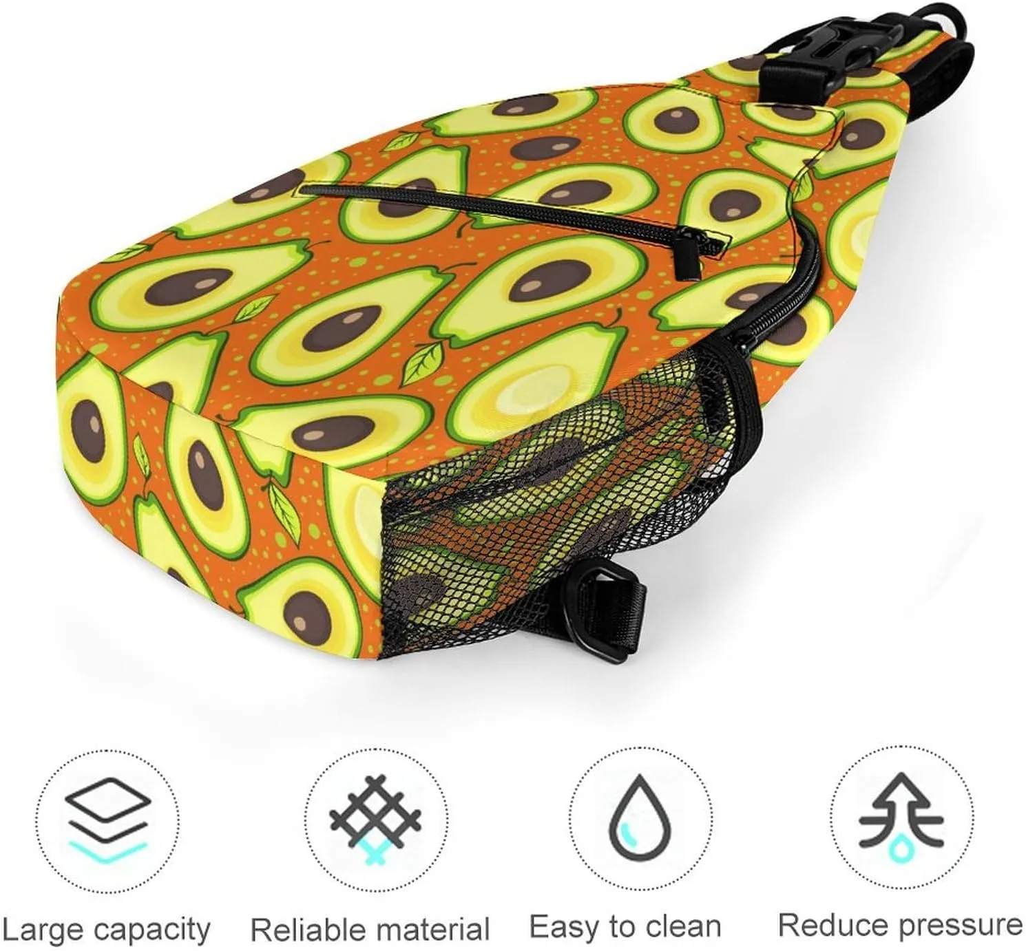 Skull And Flowers Versatile And Convenient Multipurpose Crossbody Bag - Perfect for Travel And Hiking