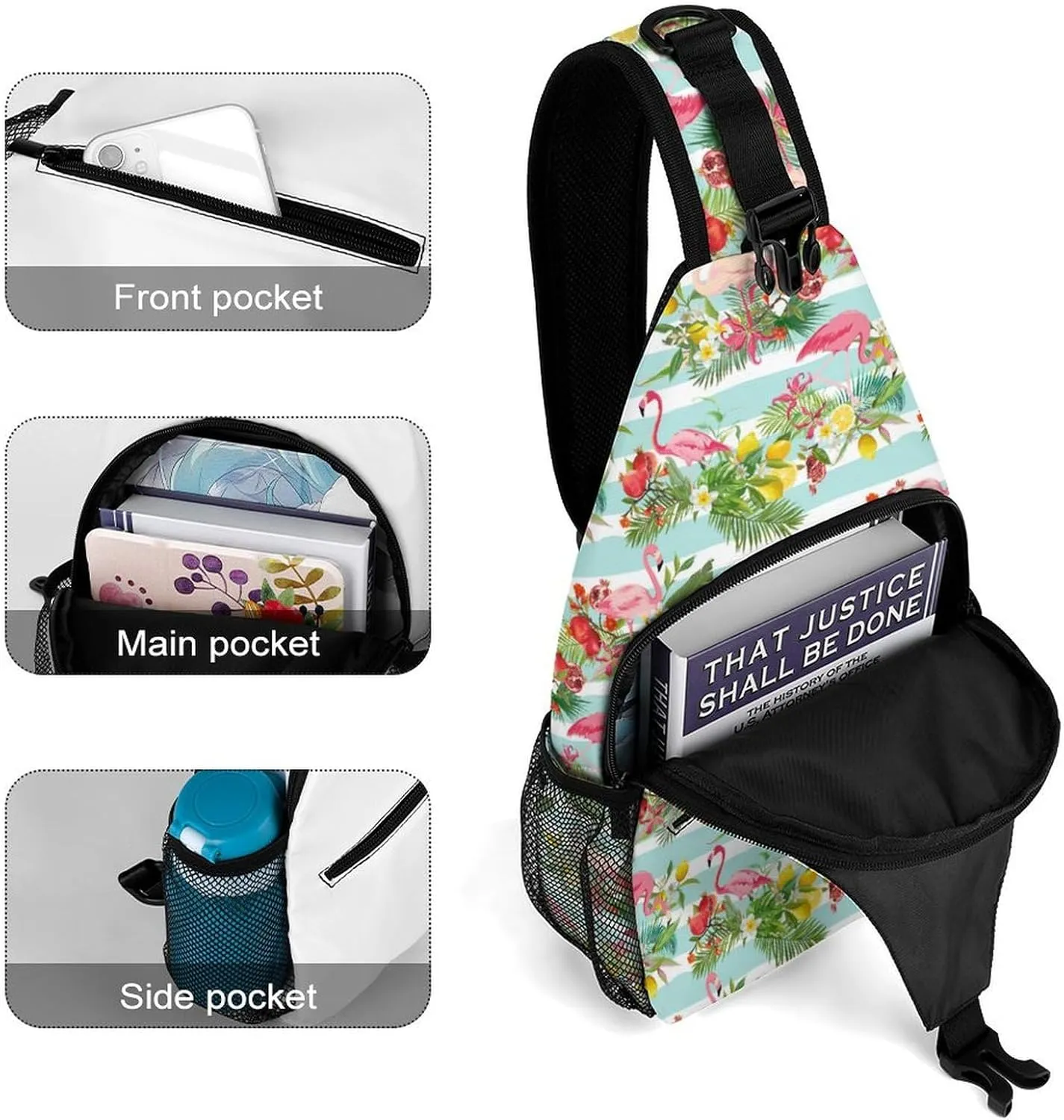 Skulls And Autumnal Maple Leaves Versatile And Convenient Multipurpose Crossbody Bag - Perfect for Travel And Hiking