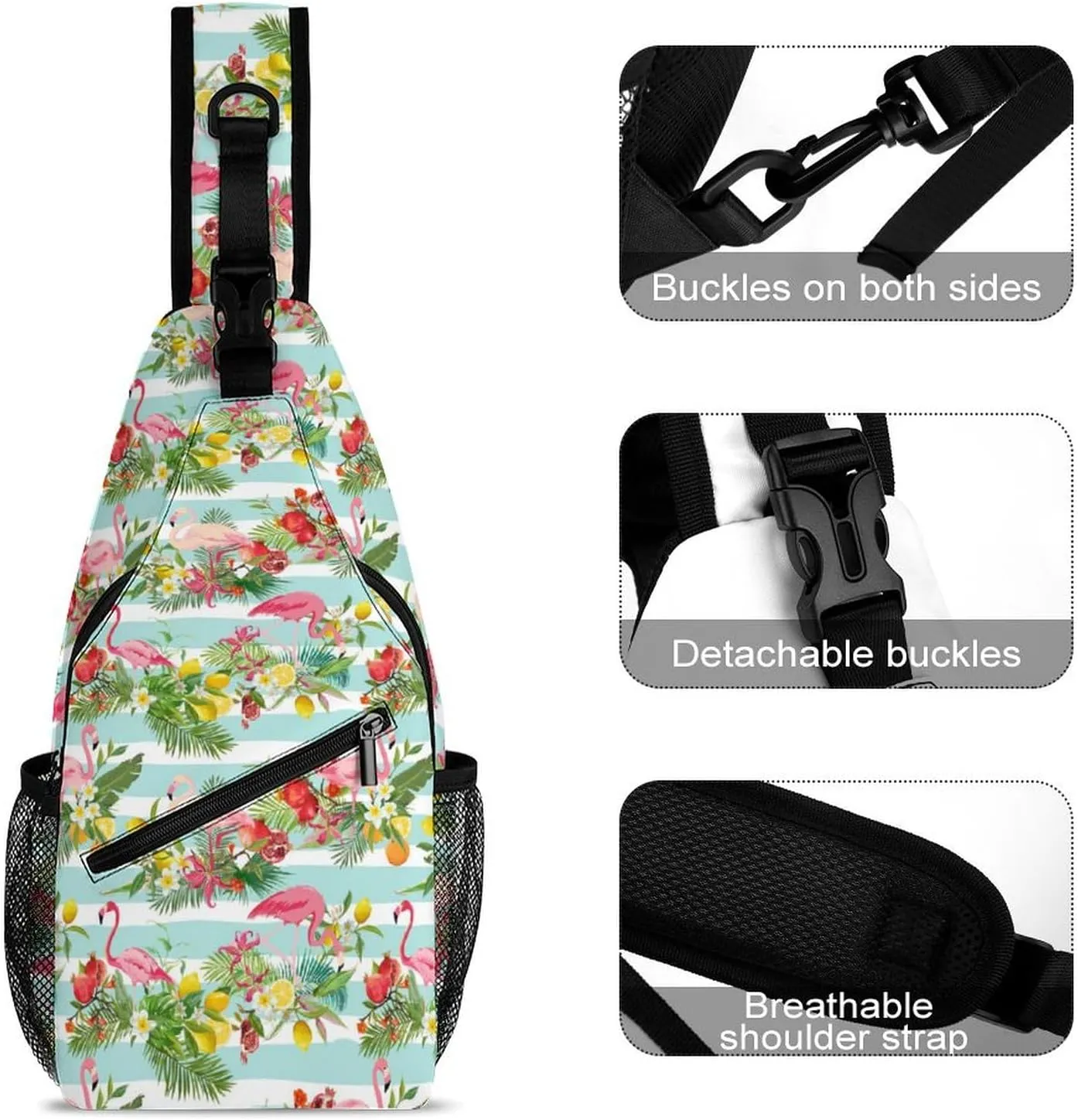 Skulls And Autumnal Maple Leaves Versatile And Convenient Multipurpose Crossbody Bag - Perfect for Travel And Hiking