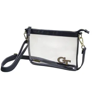 Small Clear Stadium Crossbody - Georgia Tech
