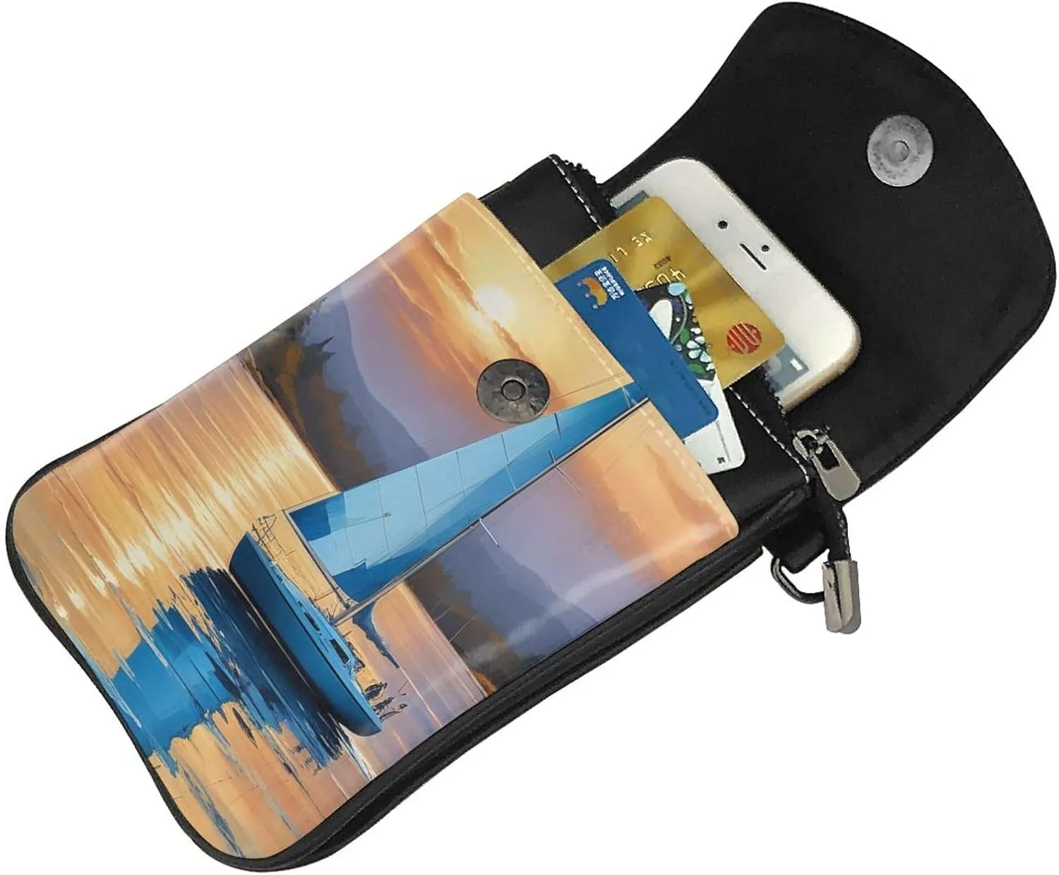 Small Crossbody Bags for Women,Leather Shoulder Bag for Cell Phone Purse with Strap and Camo Printed