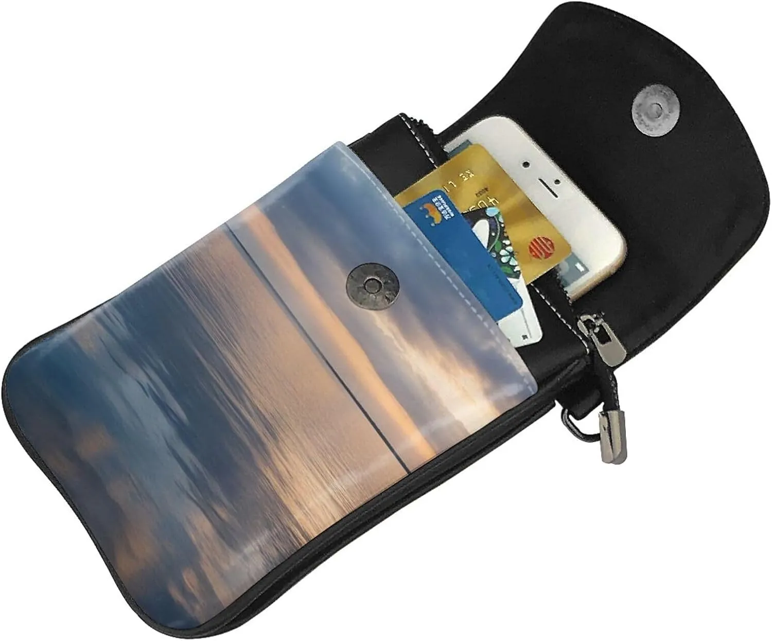 Small Crossbody Bags for Women,Leather Shoulder Bag for Cell Phone Purse with Strap and Camo Printed