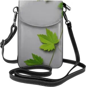 Small Crossbody Bags for Women,Leather Shoulder Bag for Cell Phone Purse with Strap and Lover Dog Paw Printed