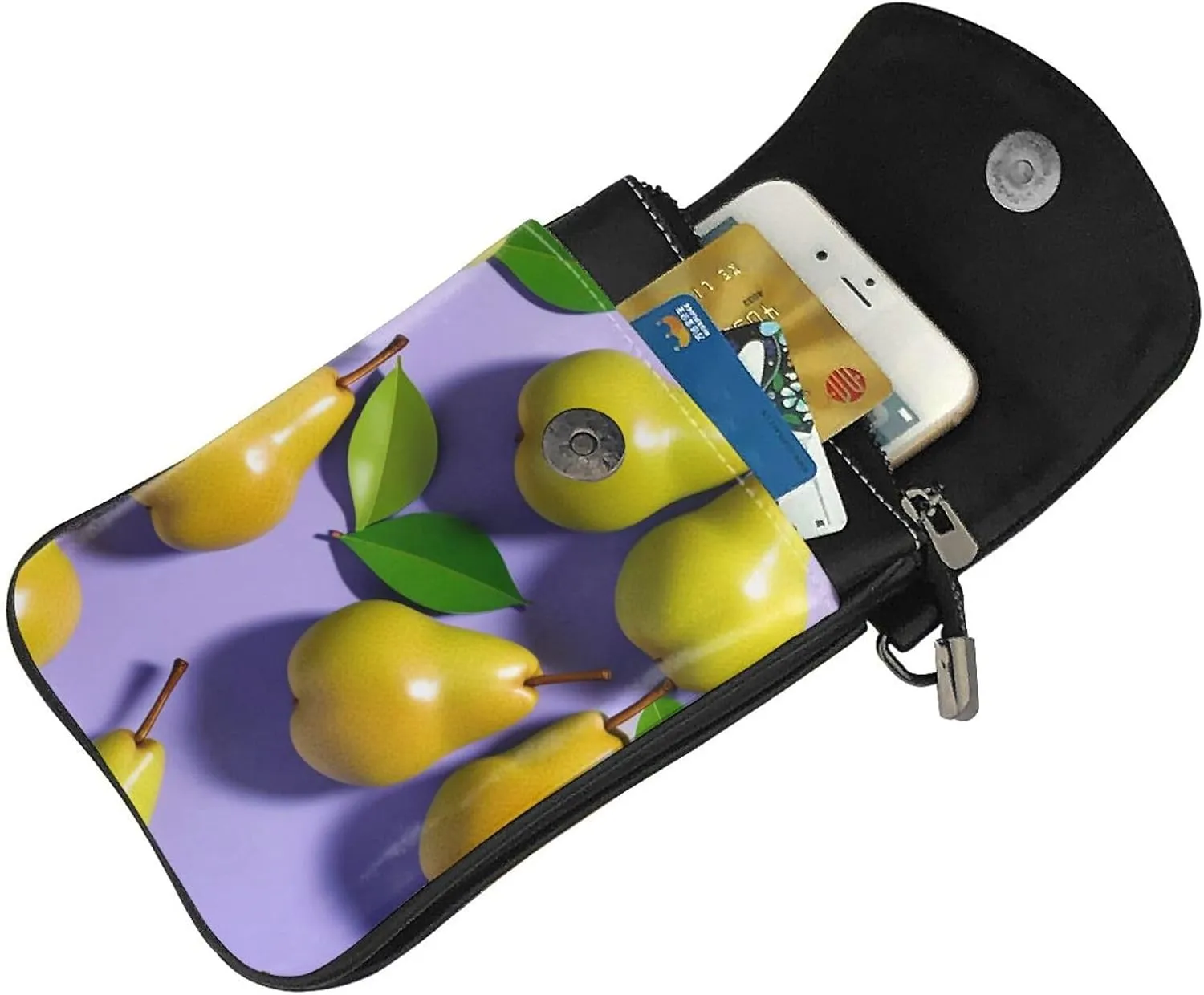 Small Crossbody Bags for Women,Leather Shoulder Bag for Cell Phone Purse with Strap and ovely Pet Dog Beagle Printed