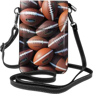 Small Crossbody Bags for Women,Leather Shoulder Bag for Cell Phone Purse with Strap and Shell Starfish Pattern Printed