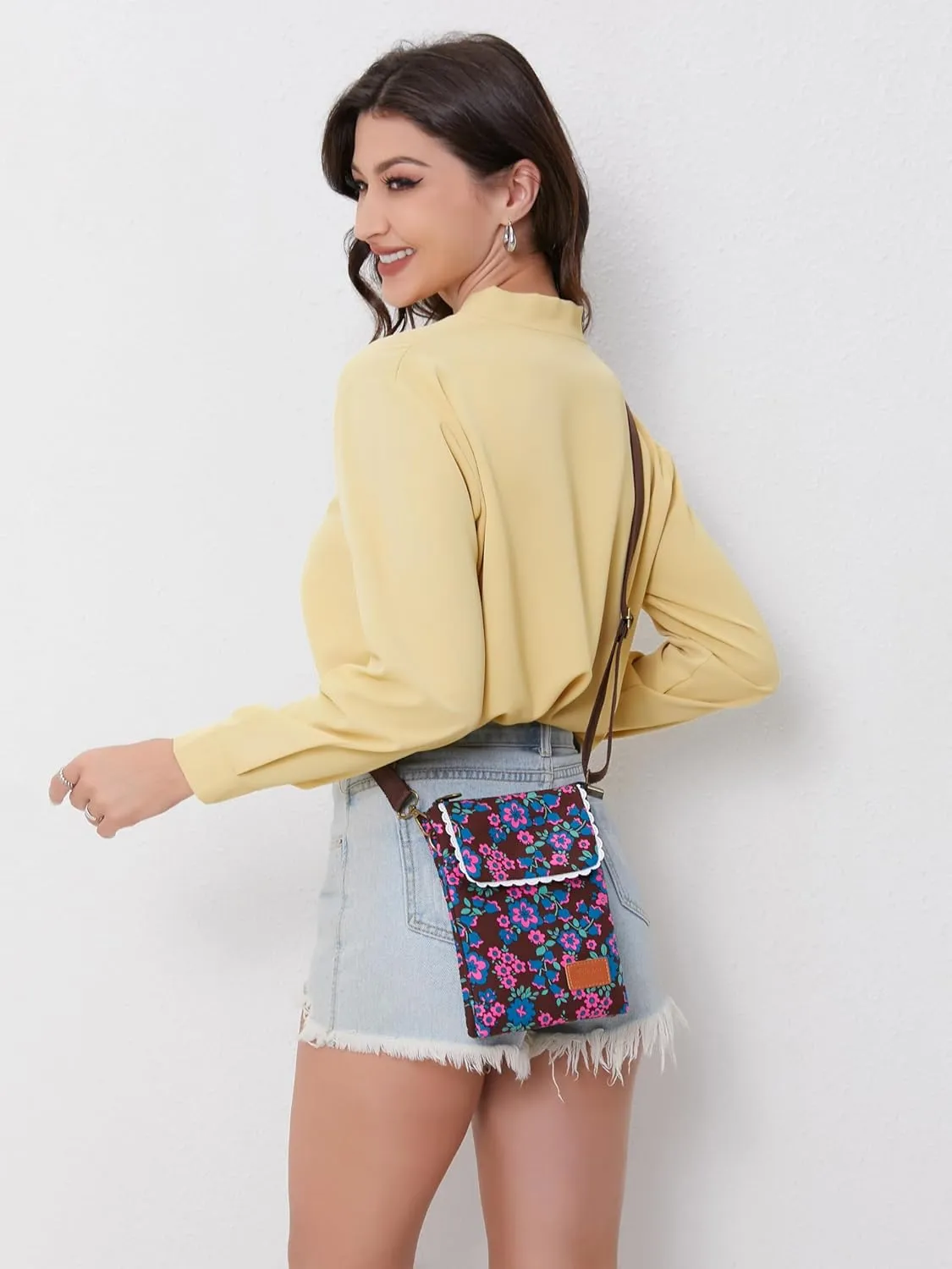 Small Crossbody Phone Purse Cellphone Wallet Bag Small Crossbody Lightweight Shoulder Bag For Women And Girls Gifts