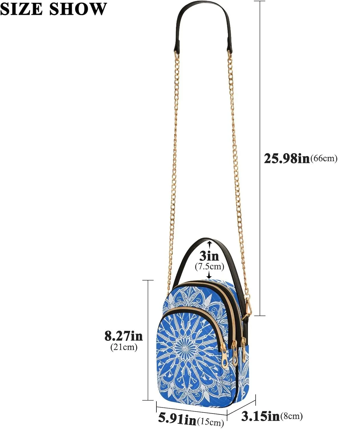 Small Handbag Crossbody Bag for Women Quilted Bags Shoulder Purse Phone Wallet Chain Bag