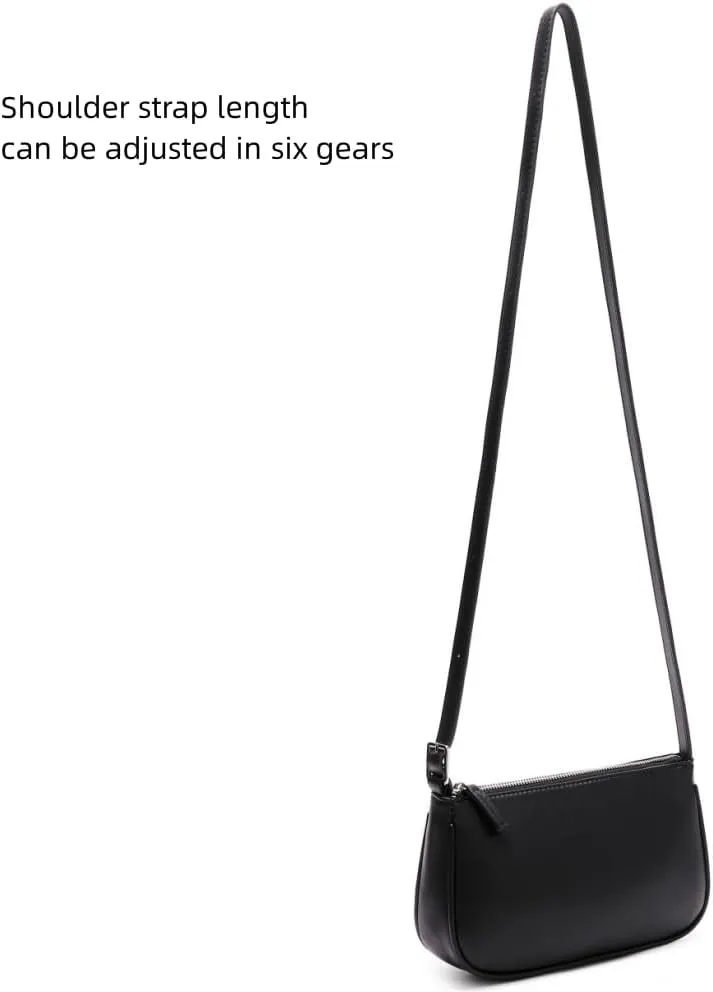 Small Purse for Women, Adjustable Shoulder Bags Crocodile Pattern Clutch Purse with Zipper Closure Retro