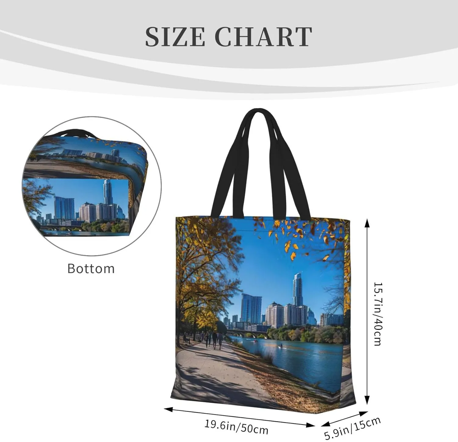 Small Rainbow Print Tote Bags Reusable Grocery Bag Shoulde Bag Handbag For Office Shopping Travel Women Casual Work