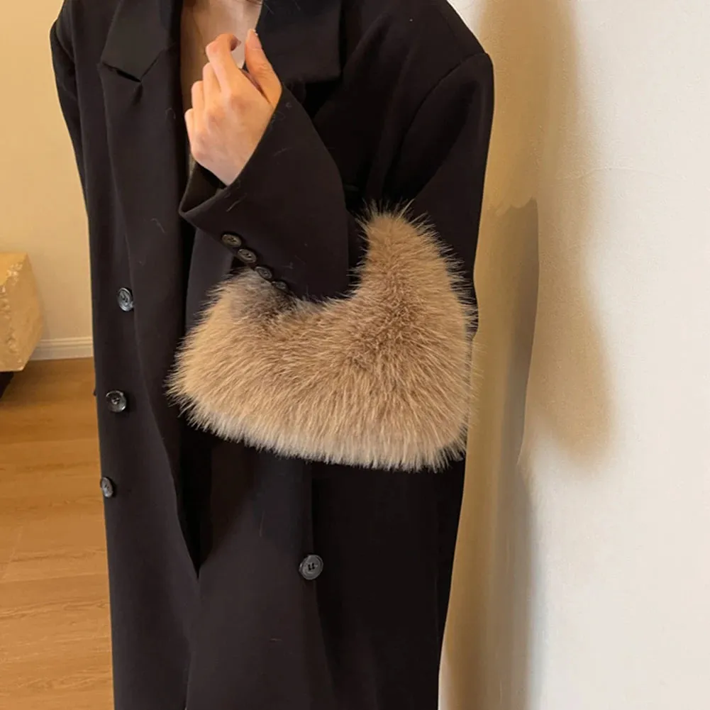 Soft Shearling Shoulder Bag