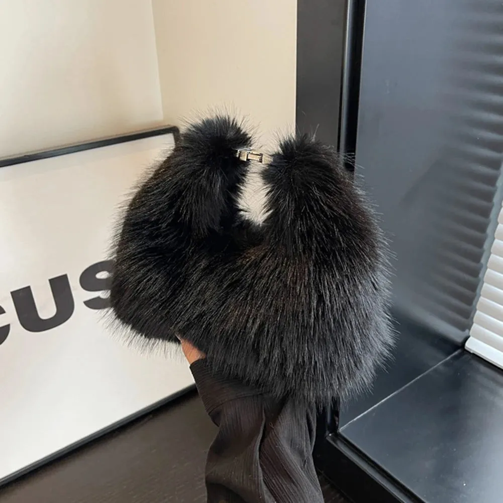Soft Shearling Shoulder Bag