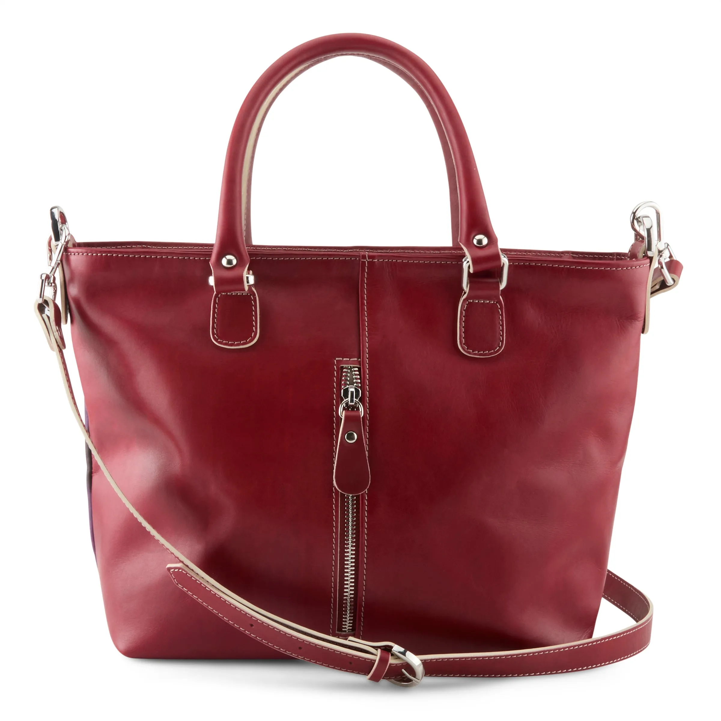 Spring Step Shoes L'Artiste HB Foglie Women's Red Multi Italian Leather Handbag