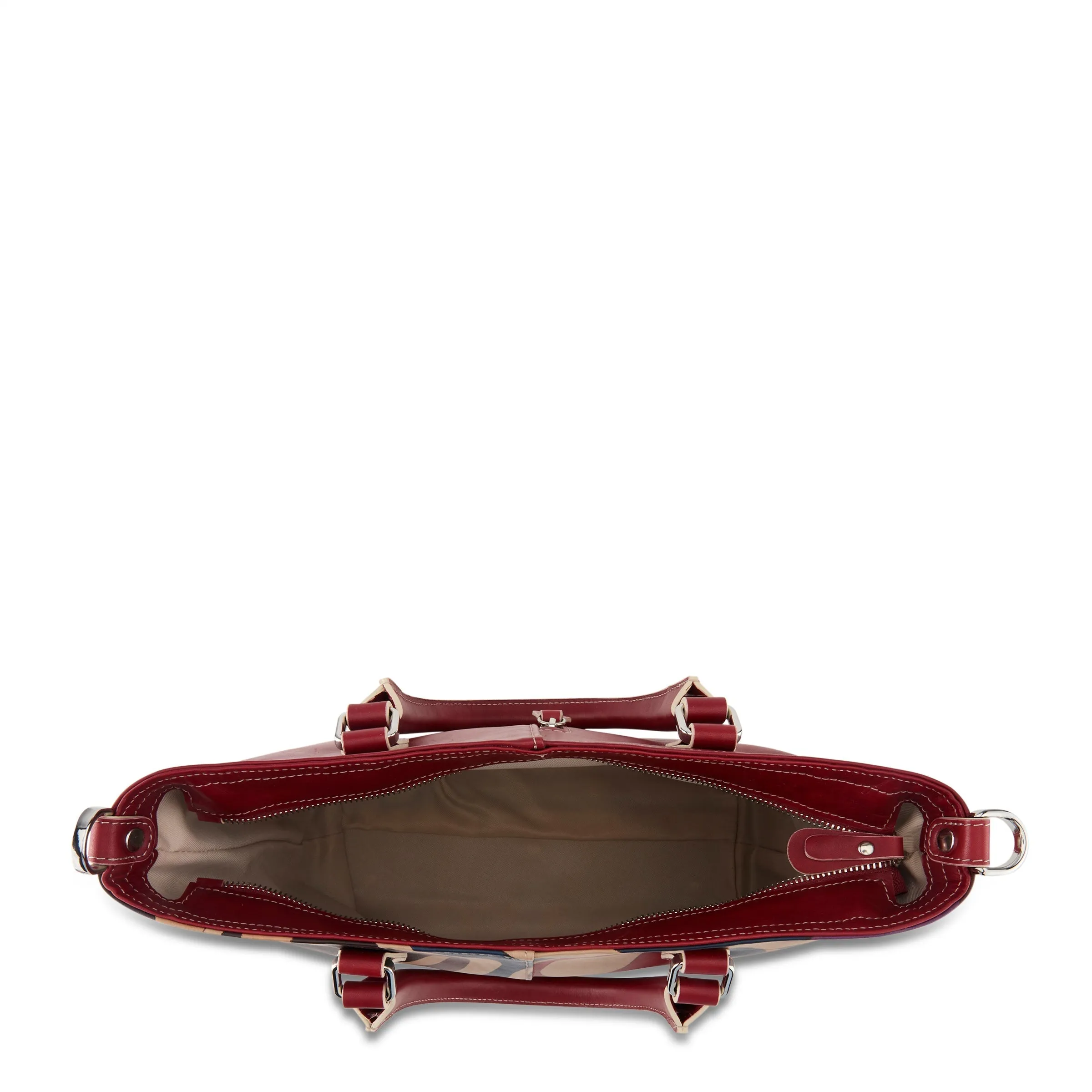 Spring Step Shoes L'Artiste HB Foglie Women's Red Multi Italian Leather Handbag