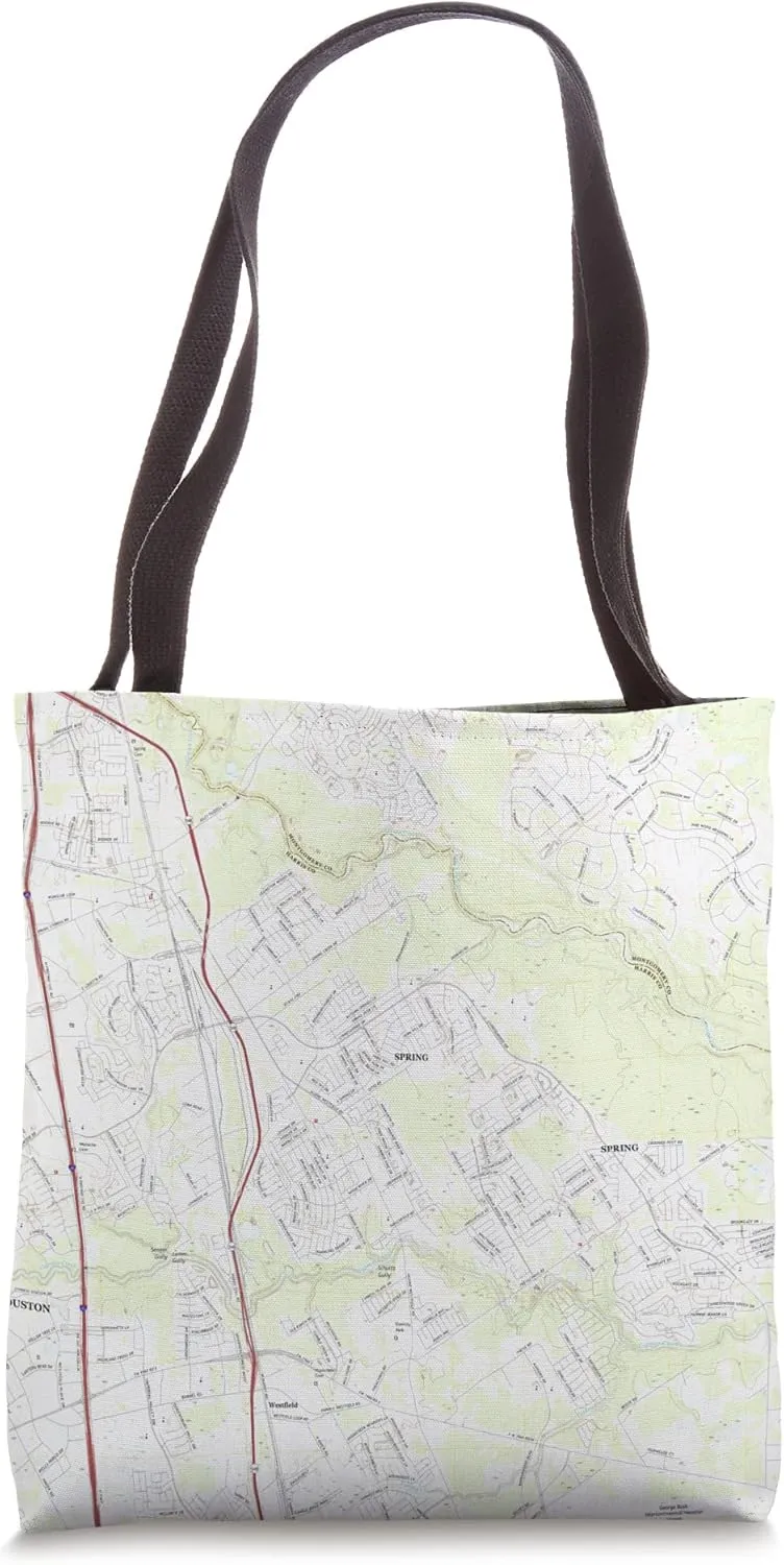 Spring TX Map (2016) Tote Bag