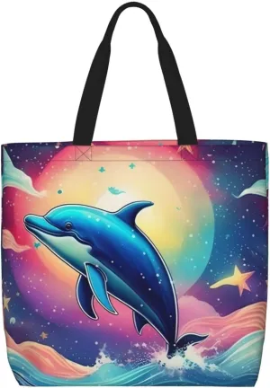 SSIMOO Lovely Cartoon Cats Stylish Zipper Shopping Bags,Shoulder Bag,The Perfect Blend Of Style And Convenience