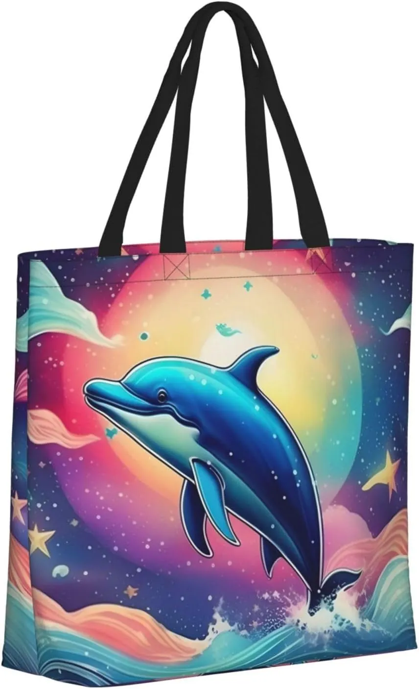 SSIMOO Lovely Cartoon Cats Stylish Zipper Shopping Bags,Shoulder Bag,The Perfect Blend Of Style And Convenience