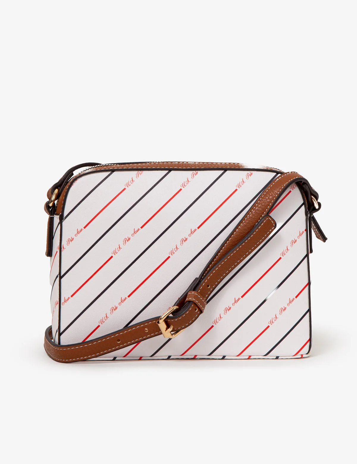 STRIPE USPA CROSSBODY BAG