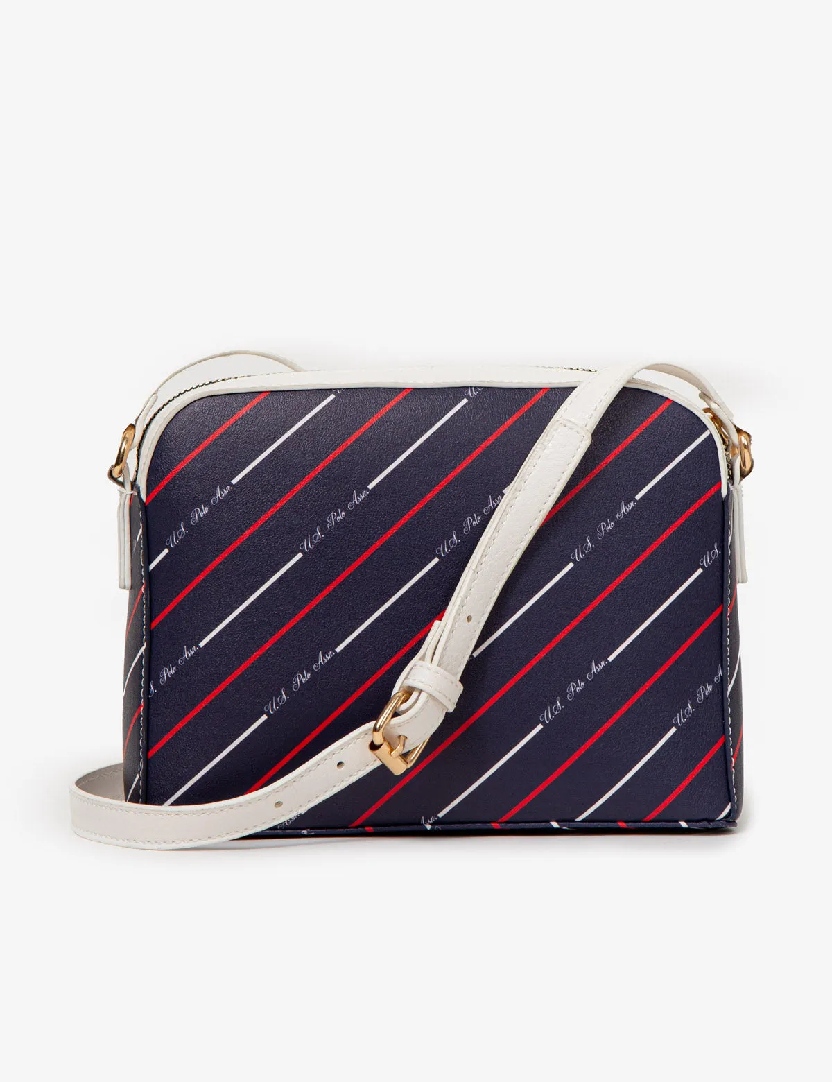 STRIPE USPA CROSSBODY BAG