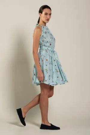 Striped Floral Dress