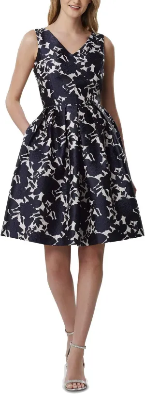 Tahari ASL Printed Fit & Flare Dress