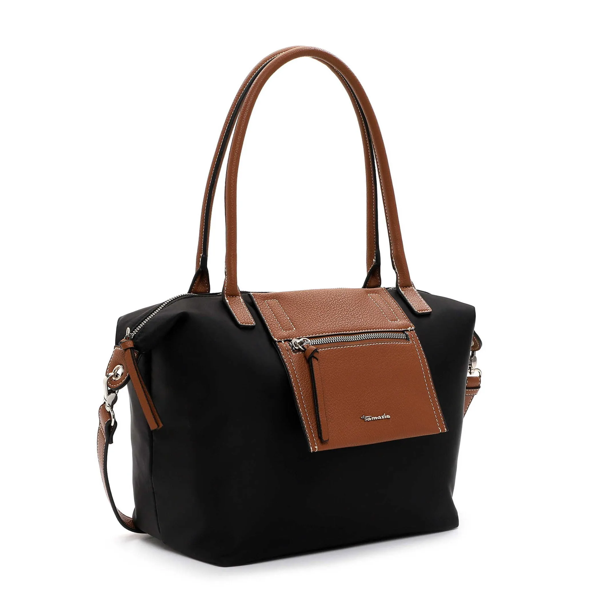 Tamaris Large Tote Bag Black Tan