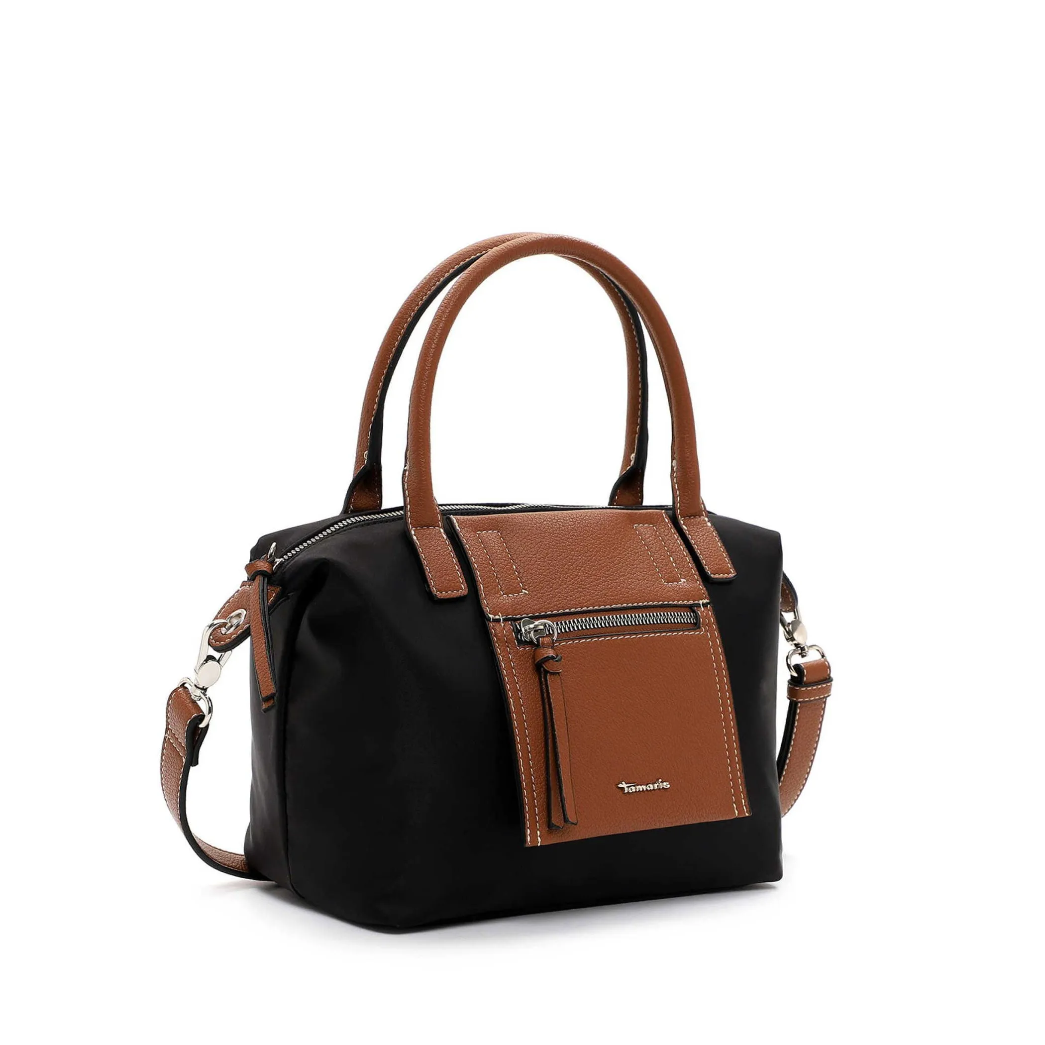 Tamaris Tote Bag Black Tan