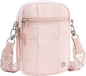 Telena Puffer Small Crossbody Bags for Women Cell Phone Purse Cross Body Bag
