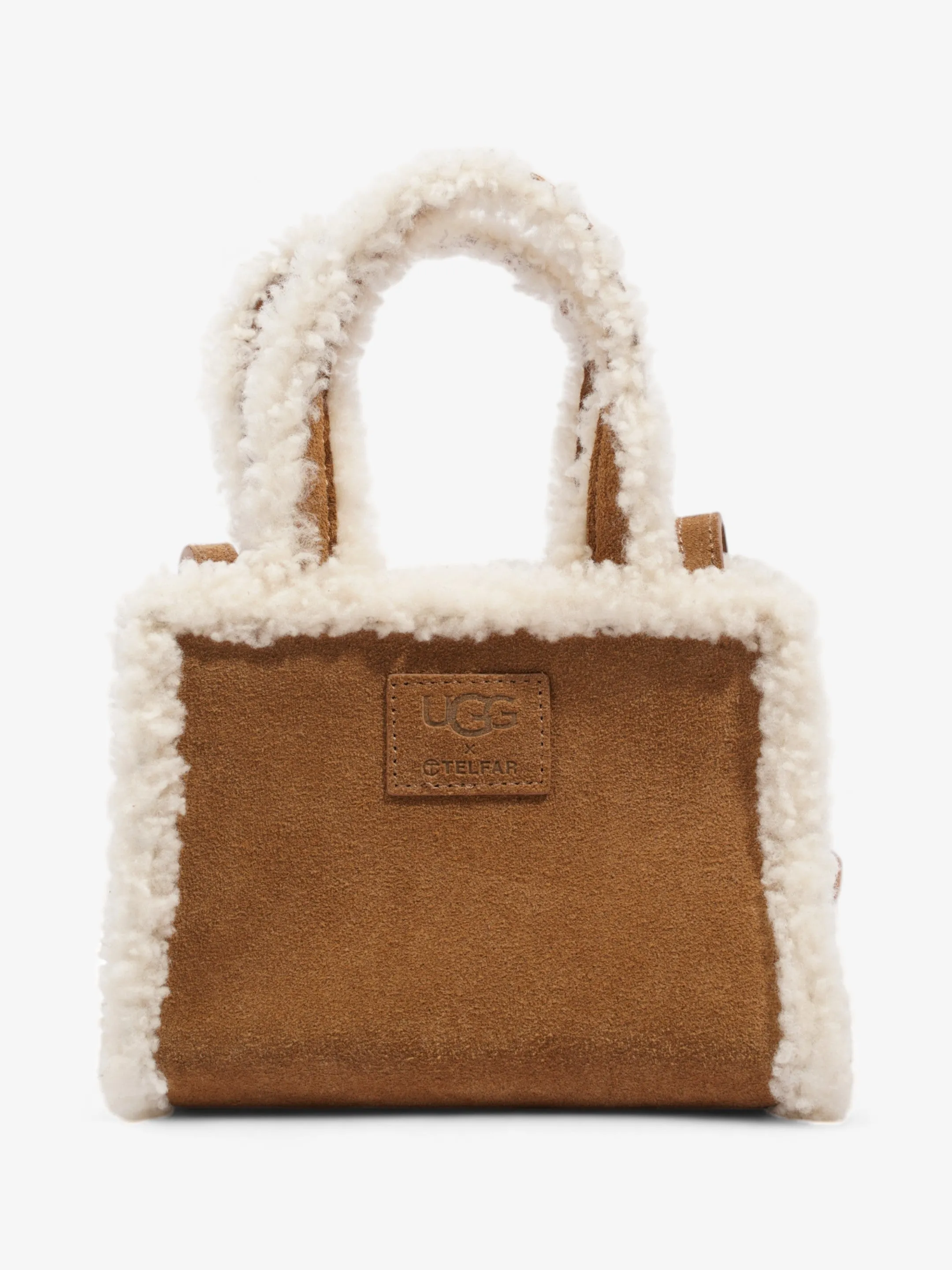 Telfar x Ugg Shopping Bag Chestnut / White Shearling Small