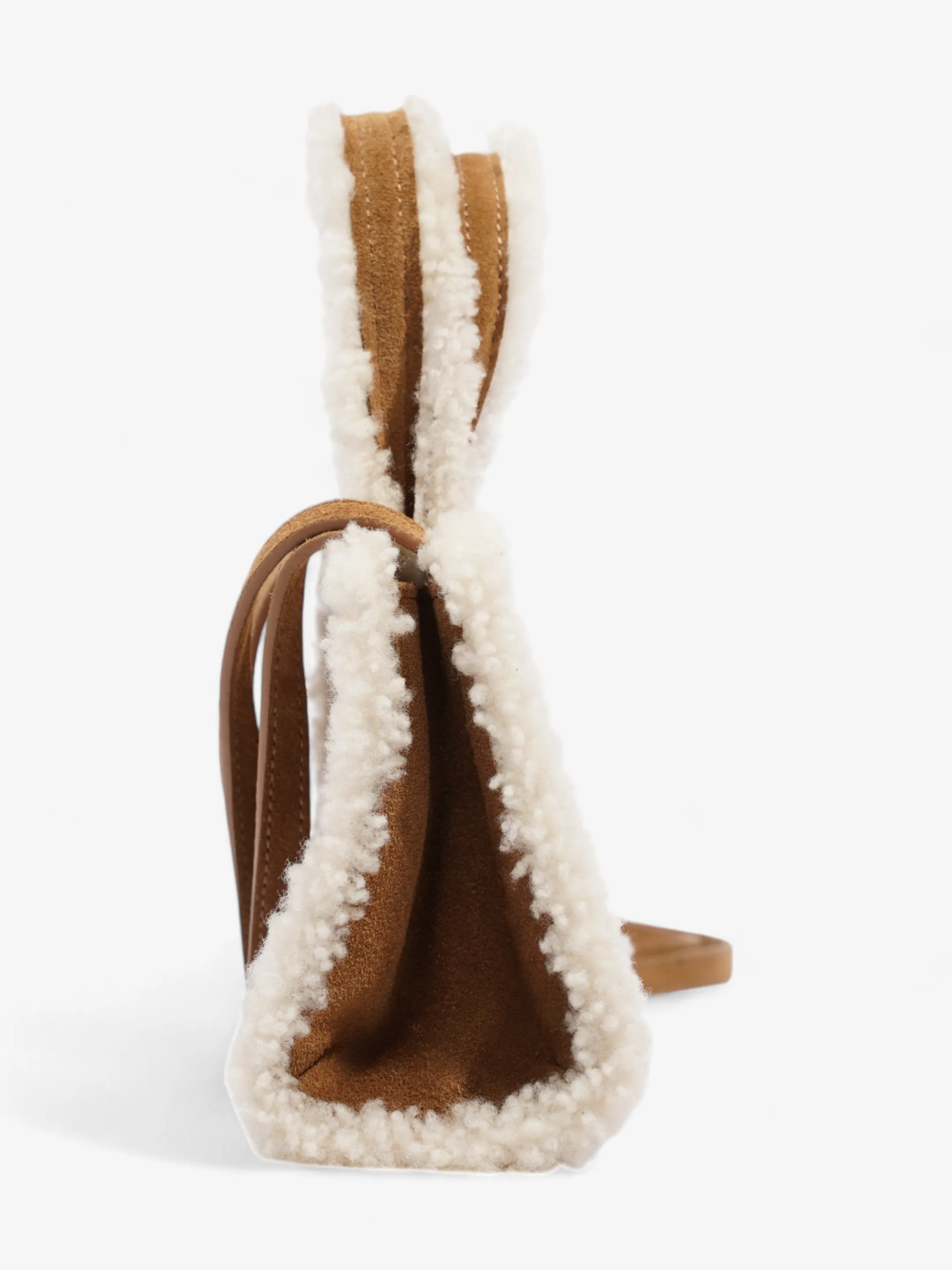 Telfar x Ugg Shopping Bag Chestnut / White Shearling Small