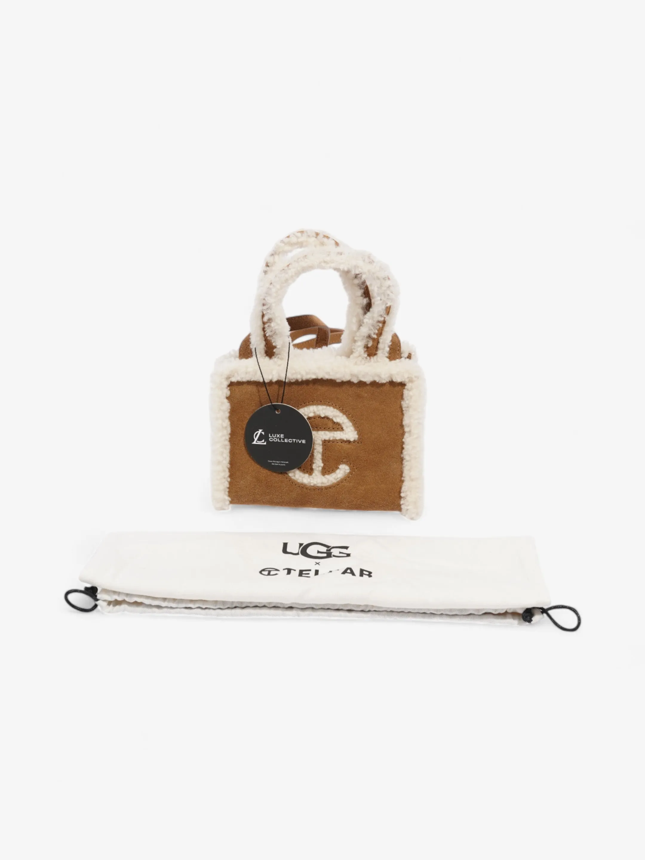 Telfar x Ugg Shopping Bag Chestnut / White Shearling Small