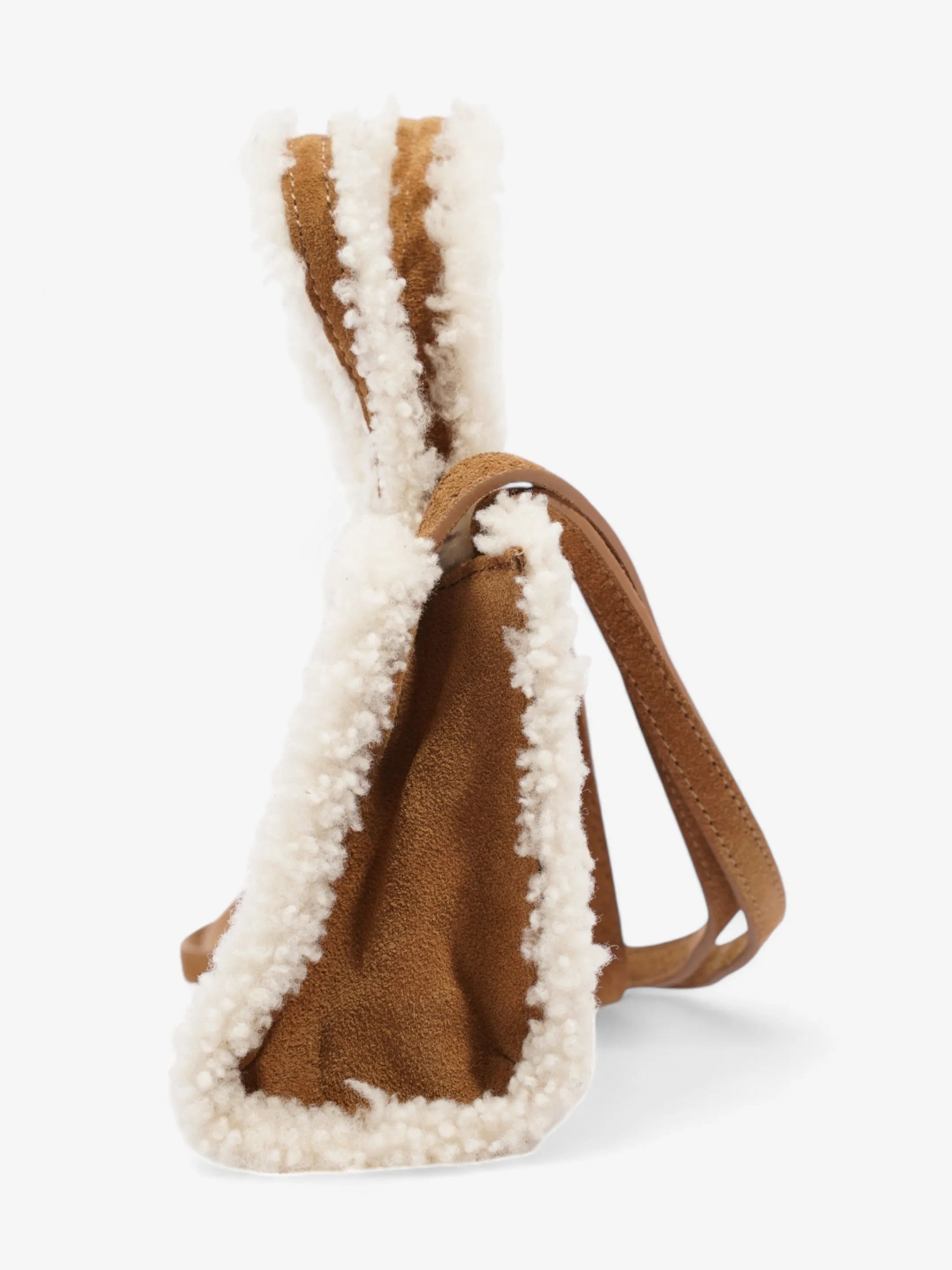 Telfar x Ugg Shopping Bag Chestnut / White Shearling Small