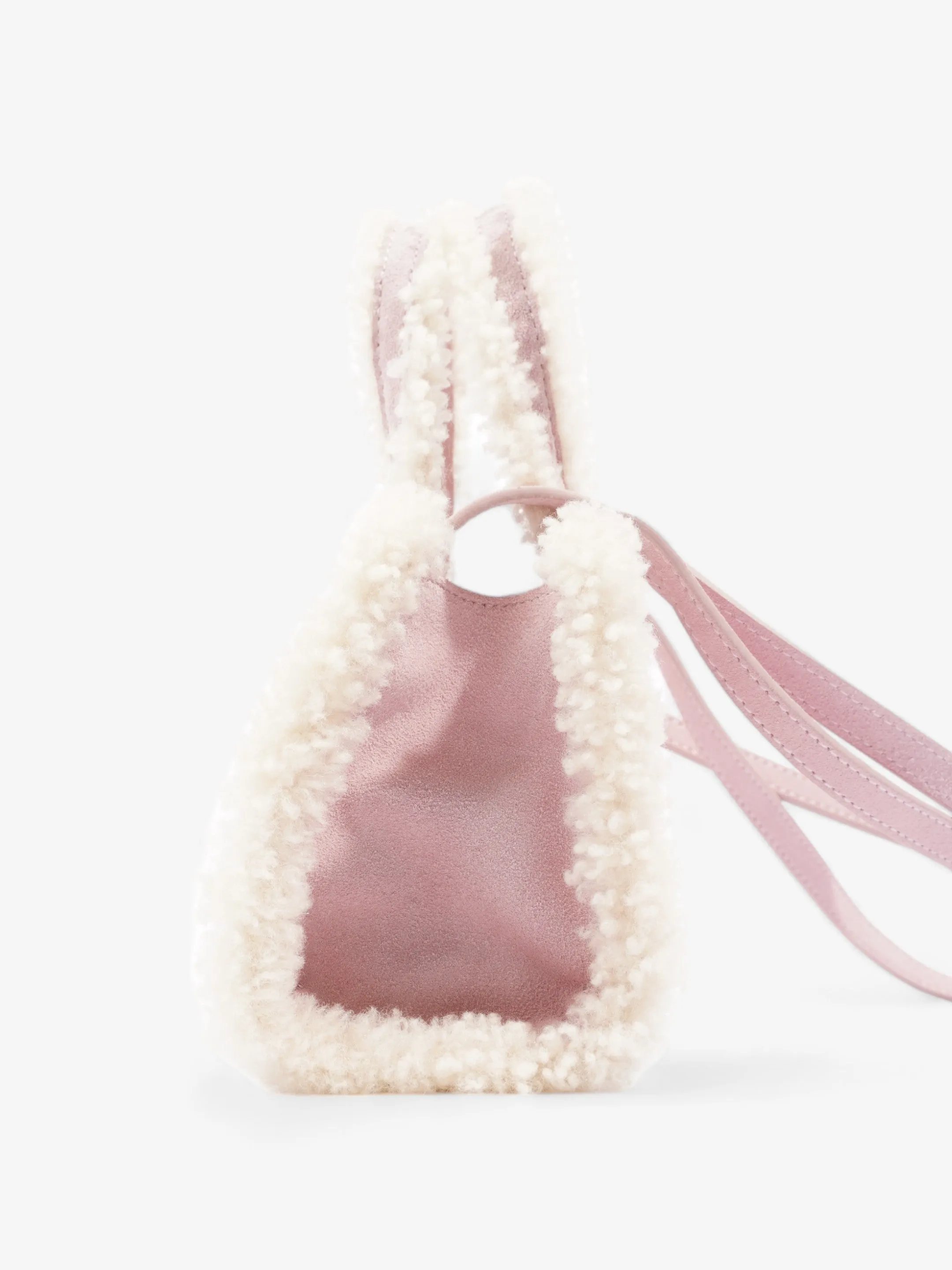 Telfar x Ugg Shopping Bag Pink Shearling Small