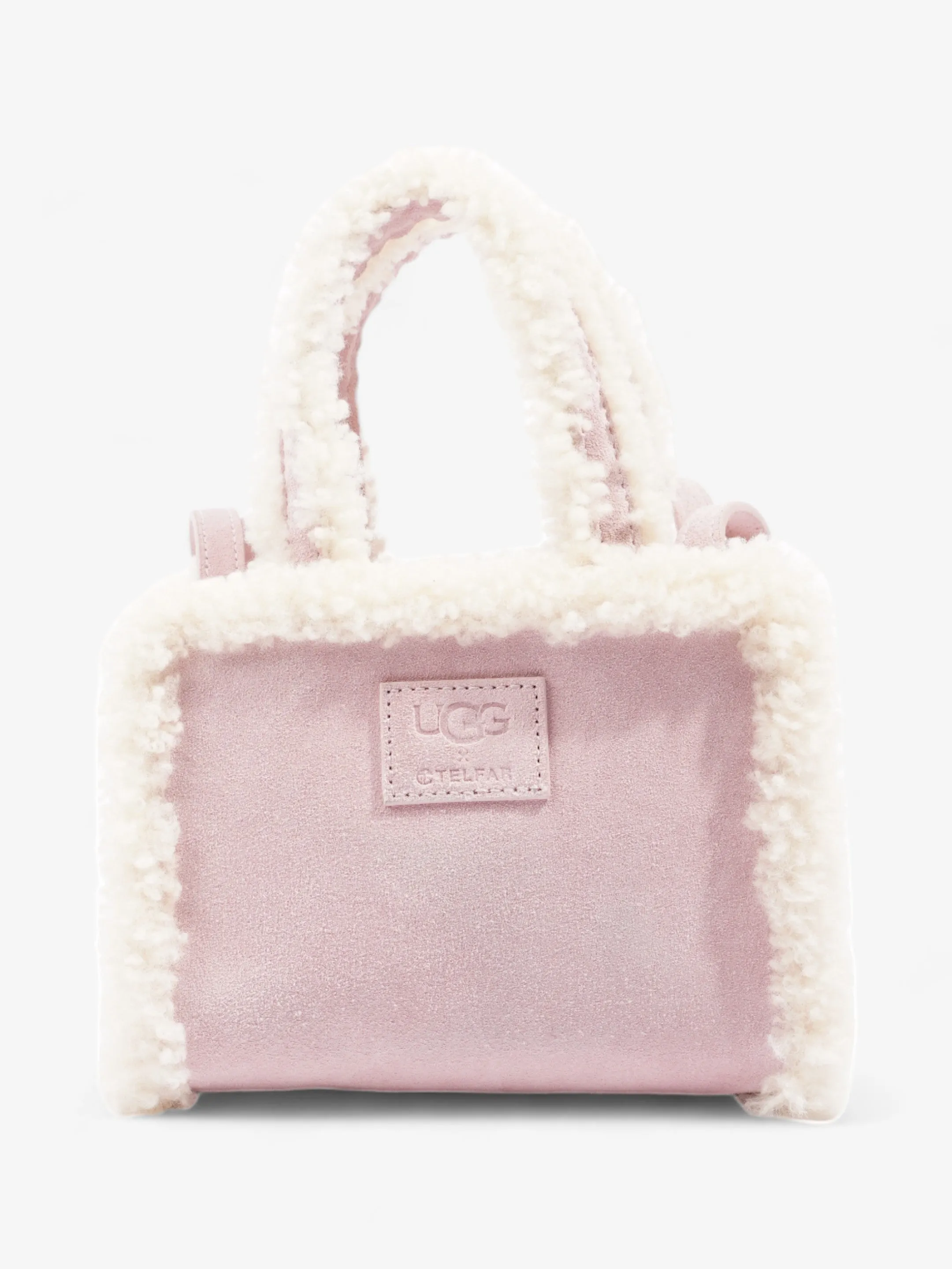 Telfar x Ugg Shopping Bag Pink Shearling Small