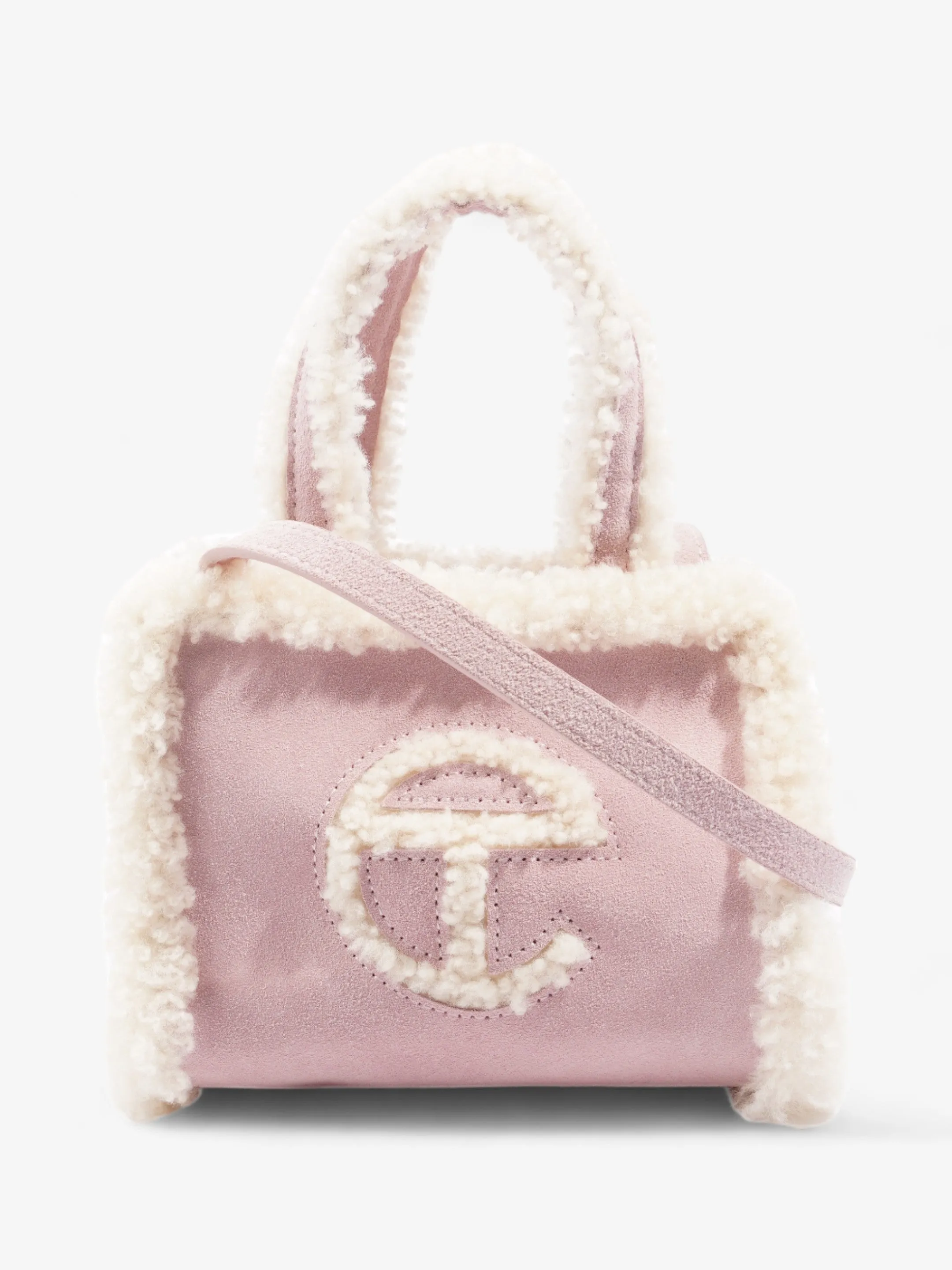 Telfar x Ugg Shopping Bag Pink Shearling Small