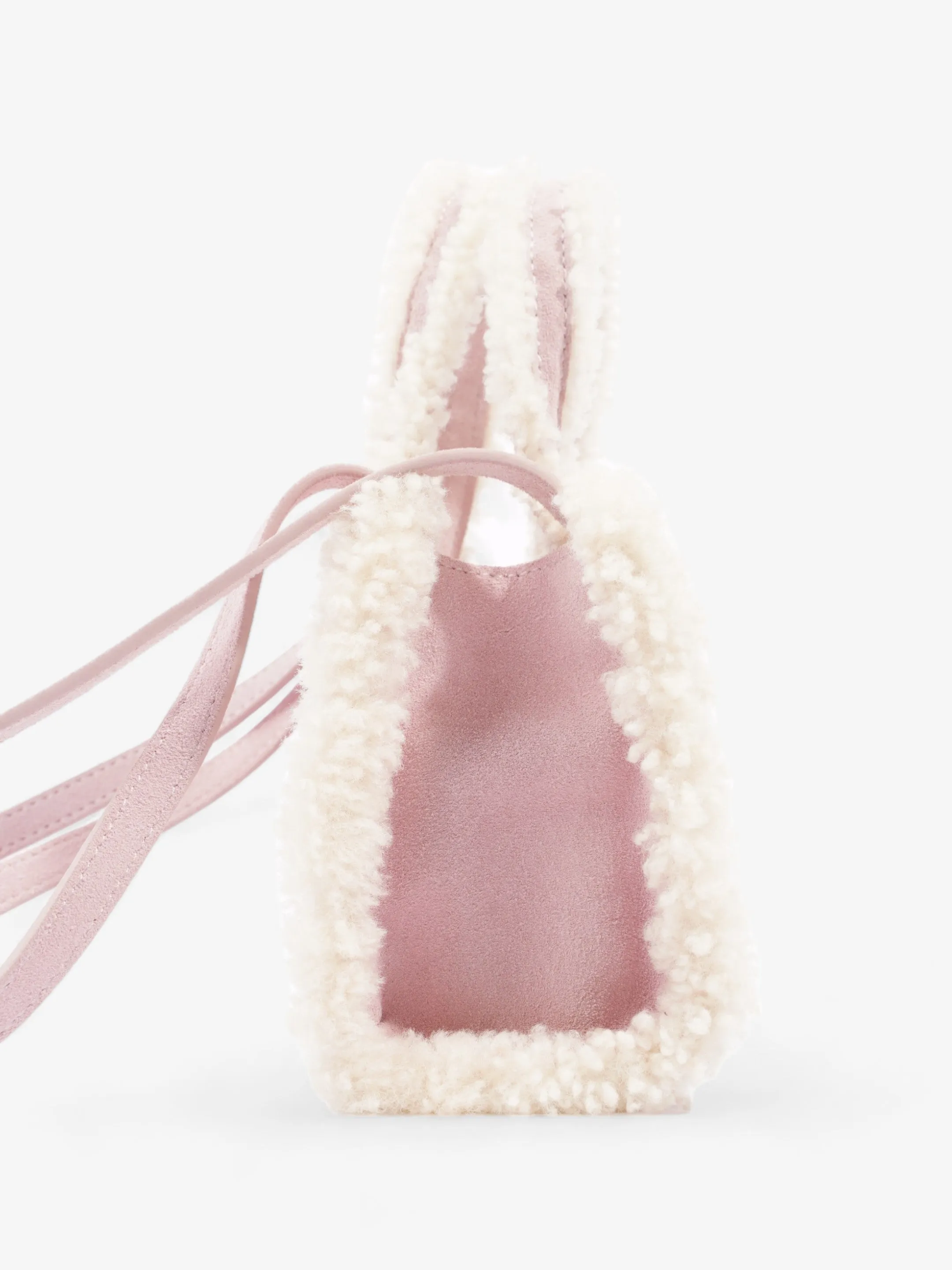 Telfar x Ugg Shopping Bag Pink Shearling Small