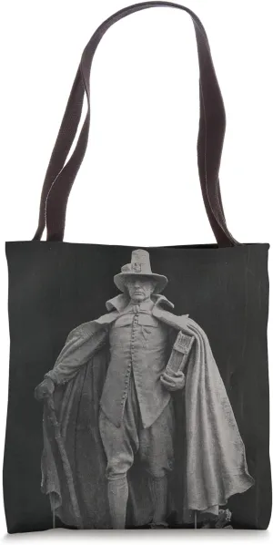 The Puritan Statue Photo Illustration (1922) Tote Bag