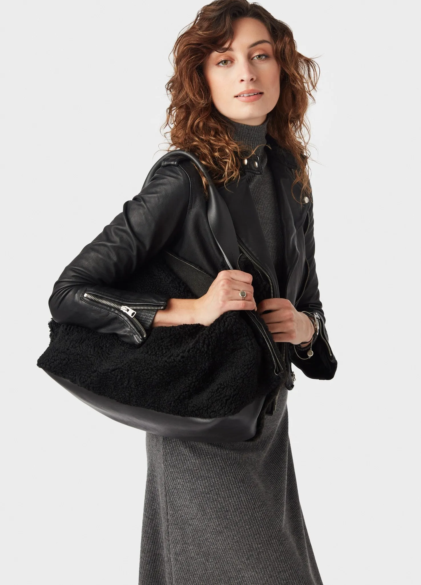 The Runwell Shoulder Bag Shearling