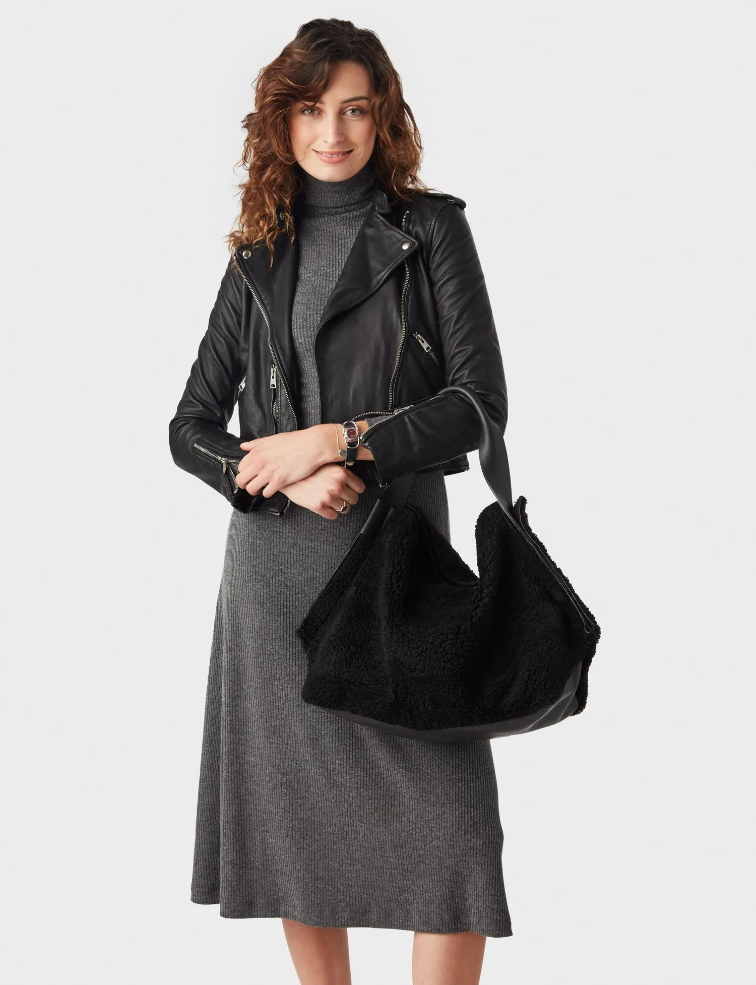 The Runwell Shoulder Bag Shearling