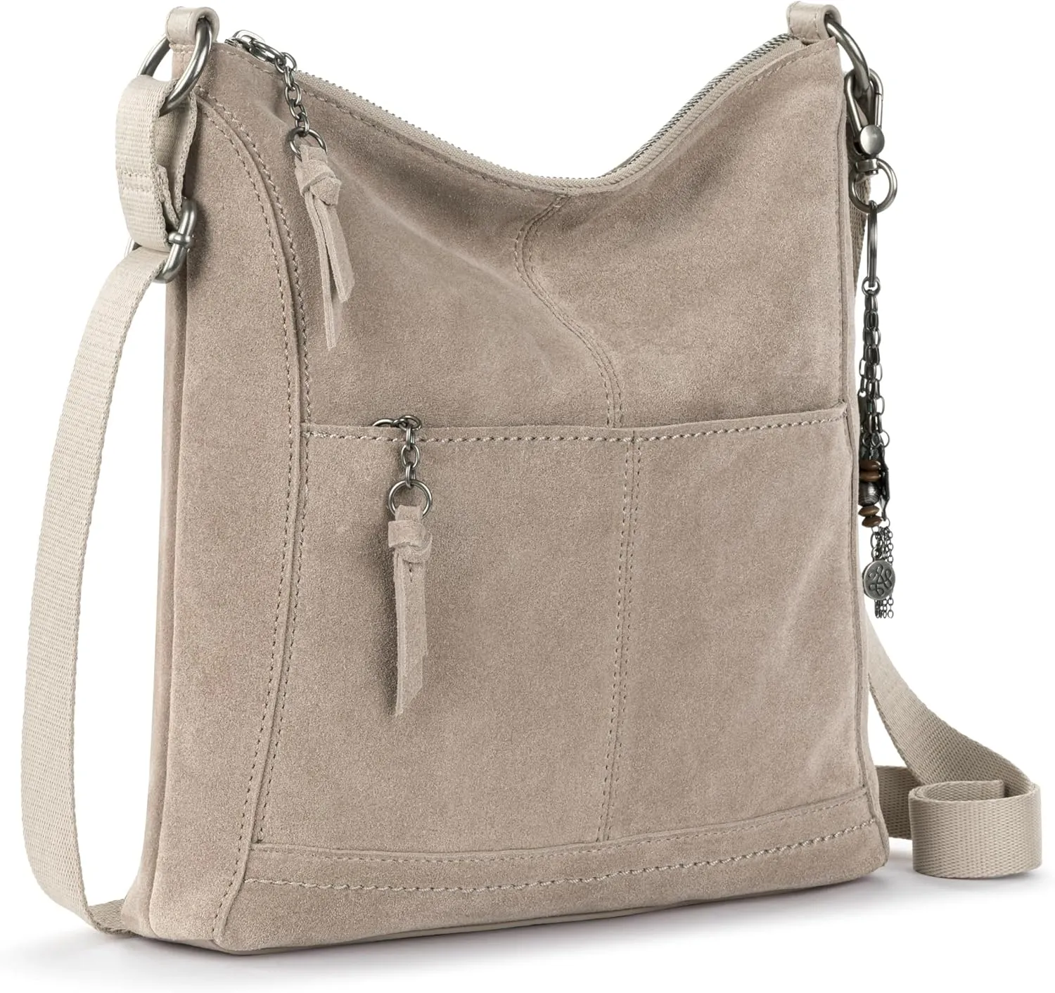 The Sak Lucia Crossbody Bag in Leather, Convertible Purse with Adjustable Strap