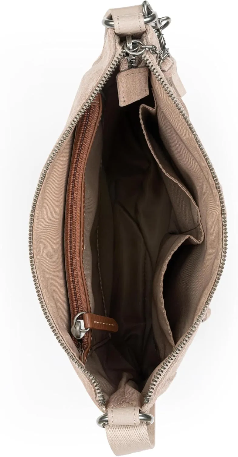 The Sak Lucia Crossbody Bag in Leather, Convertible Purse with Adjustable Strap