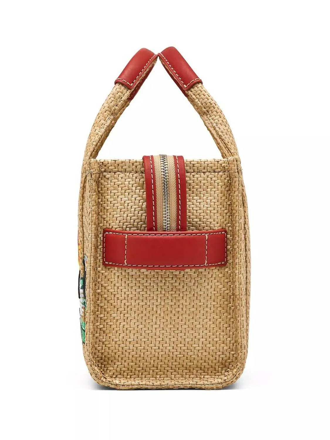 The Small Woven Daisy Tote Bag