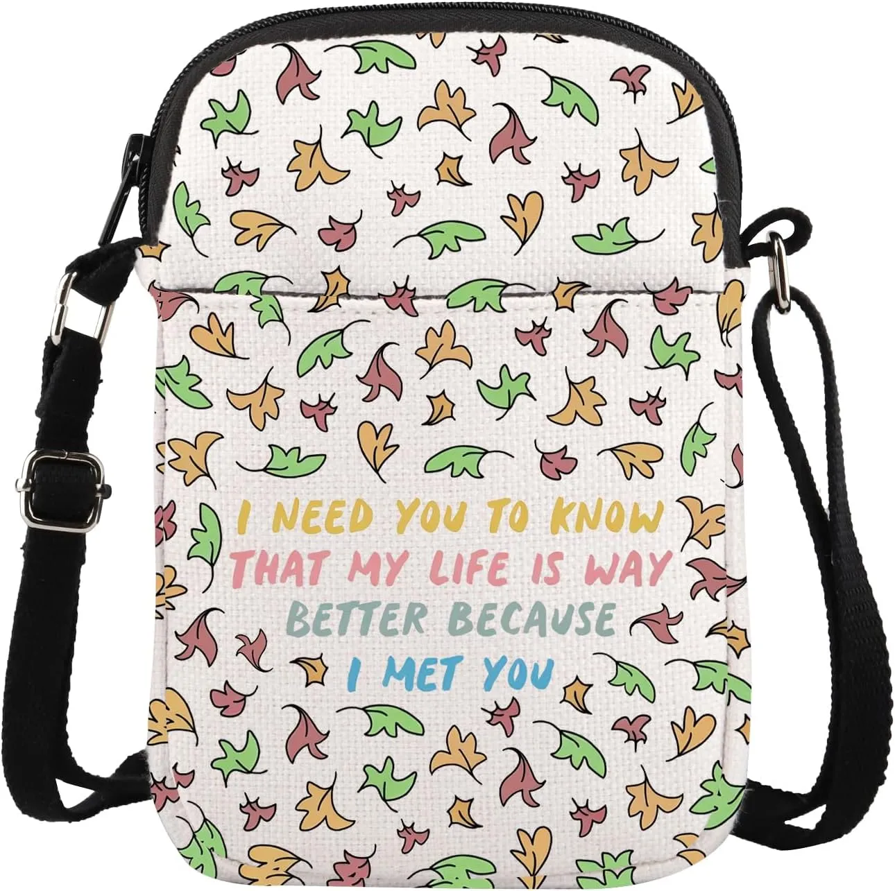 TOBGBE Leaves TV Show Inspired Crossbody Bag Heart Stopper Leaves Book Gift Comics Lover Gift TV Show Merchandise
