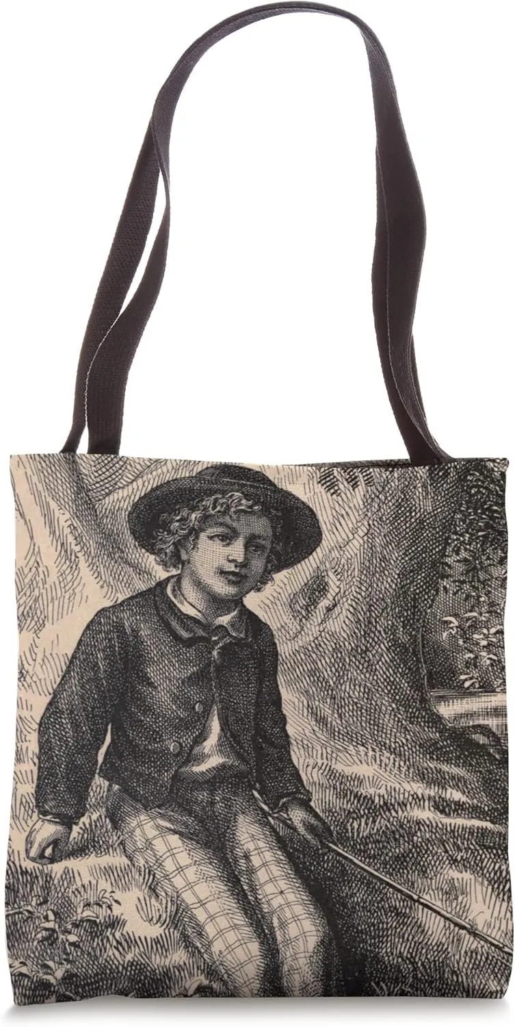 Tom Sawyer Portrait Tote Bag