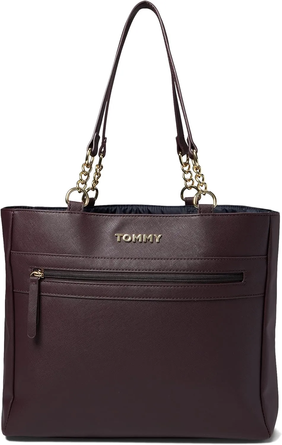 Tommy Hilfiger Women's Kendall Ii Tote-saffiano Pvc