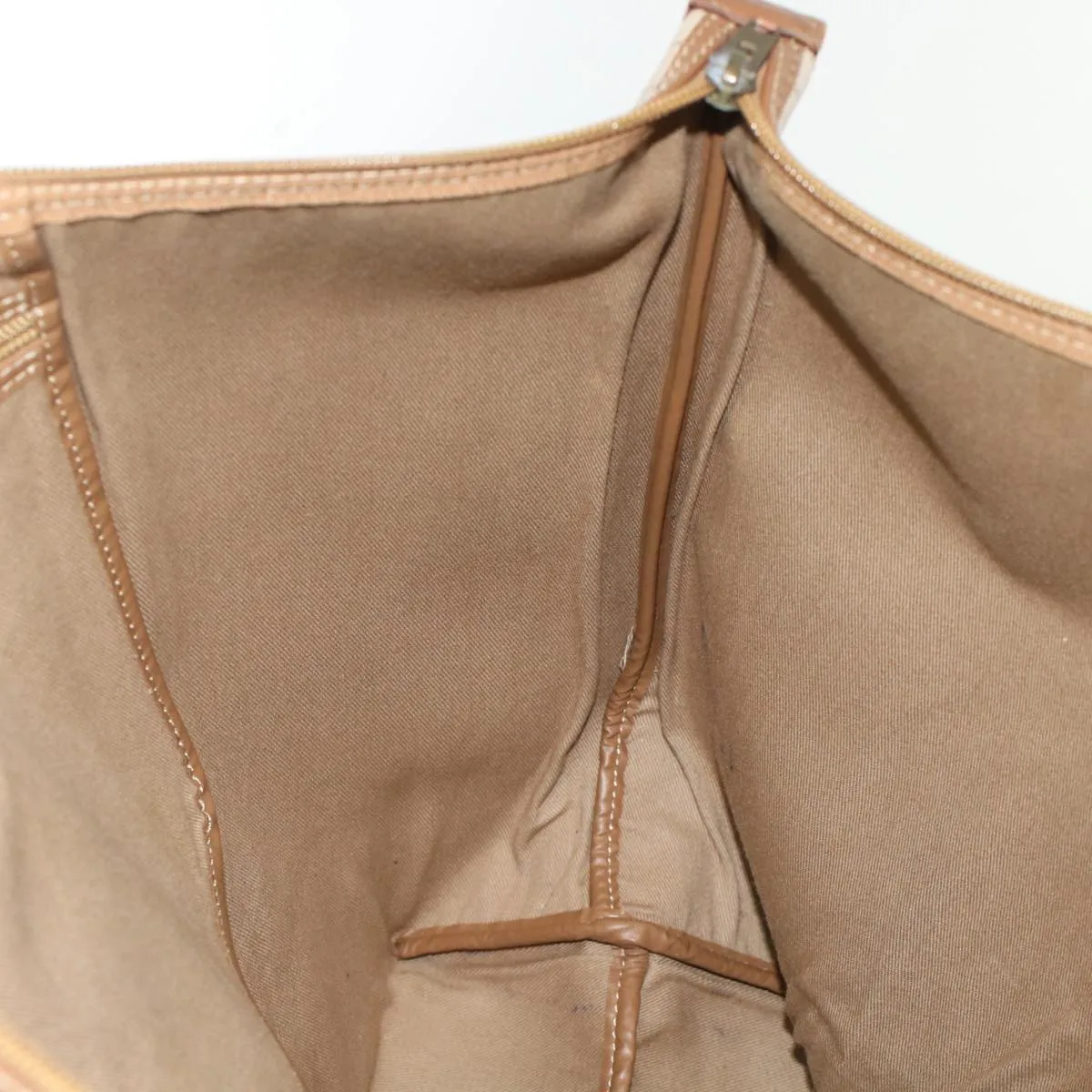 Top Quality  Long-term Honeycomb Dior ar9982 Christian Brown PVC Beige Tote CHRISTIAN Great savings Canvas Leather Bag