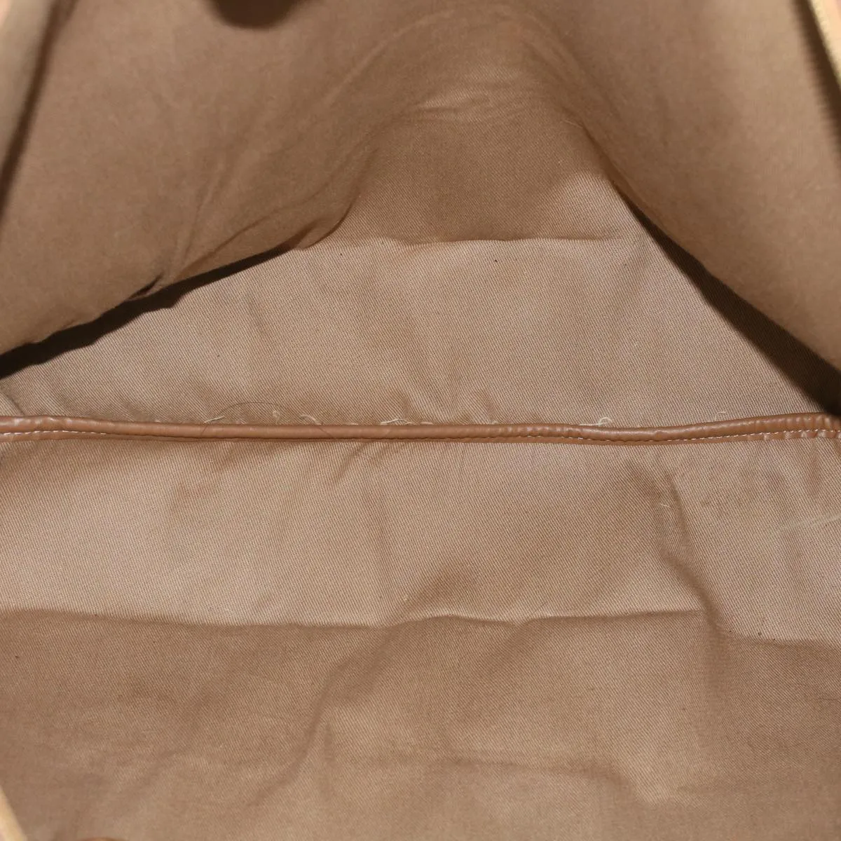 Top Quality  Long-term Honeycomb Dior ar9982 Christian Brown PVC Beige Tote CHRISTIAN Great savings Canvas Leather Bag