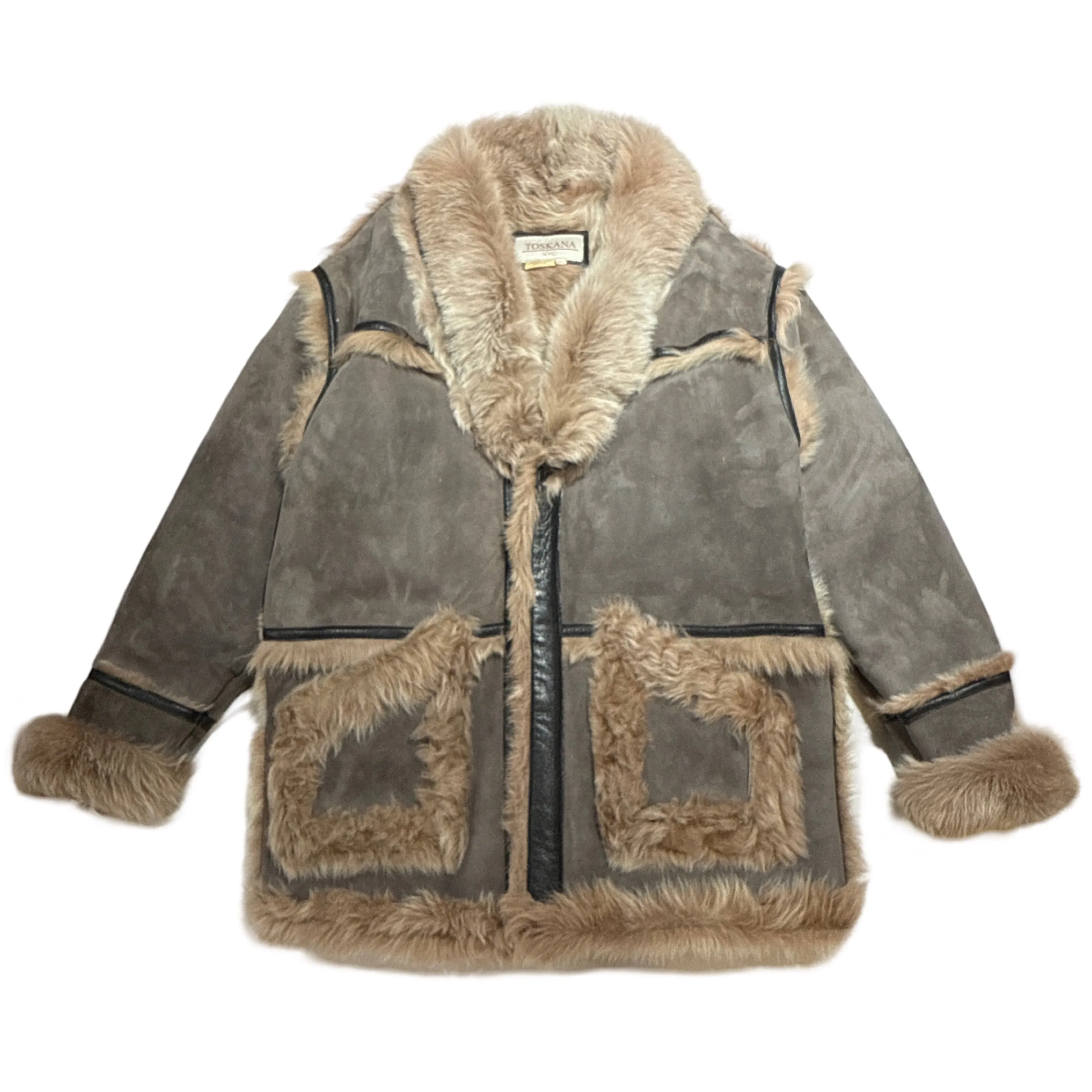 Toskana NYC Men's Shearling Toscana Sheepskin Coat