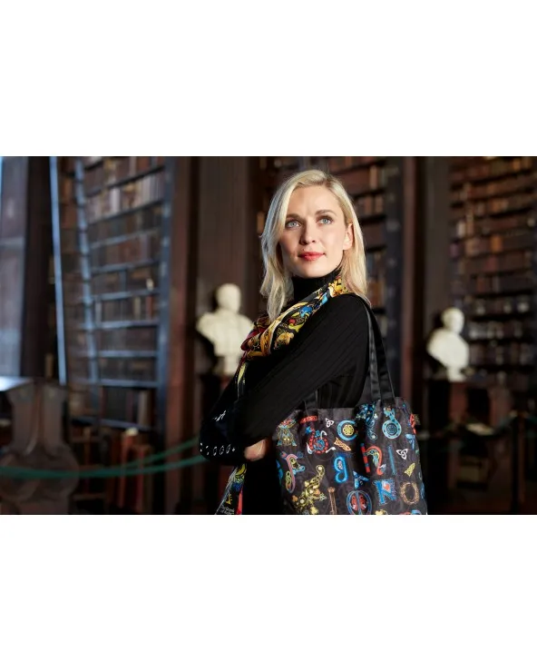 Tote Bag Black Book of Kells Patrick Francis Design.