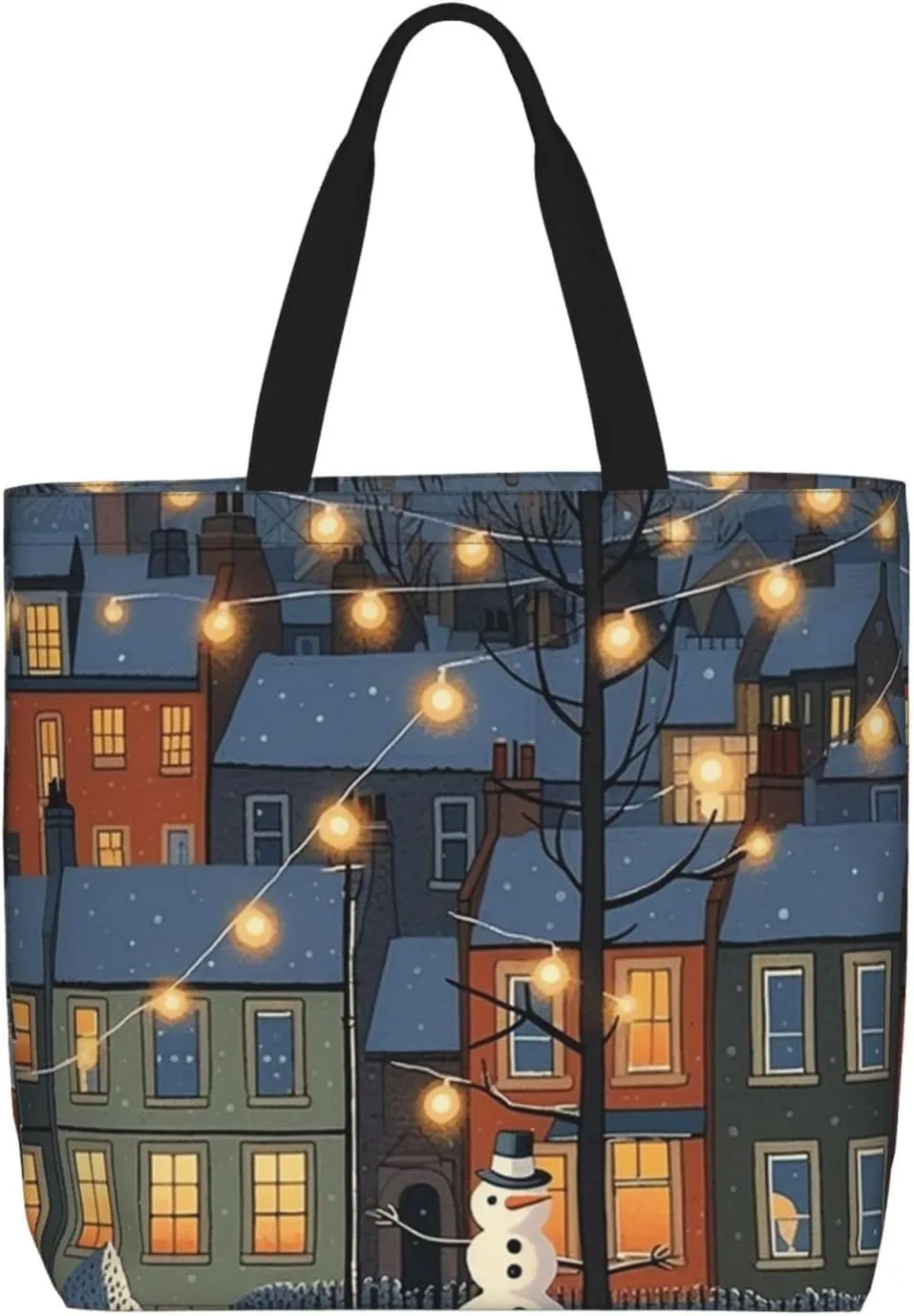 Tote Bag for Women Bold Colors Shoulder Bag with Zipper Handbag Large Capacity Reusable Grocery Bag