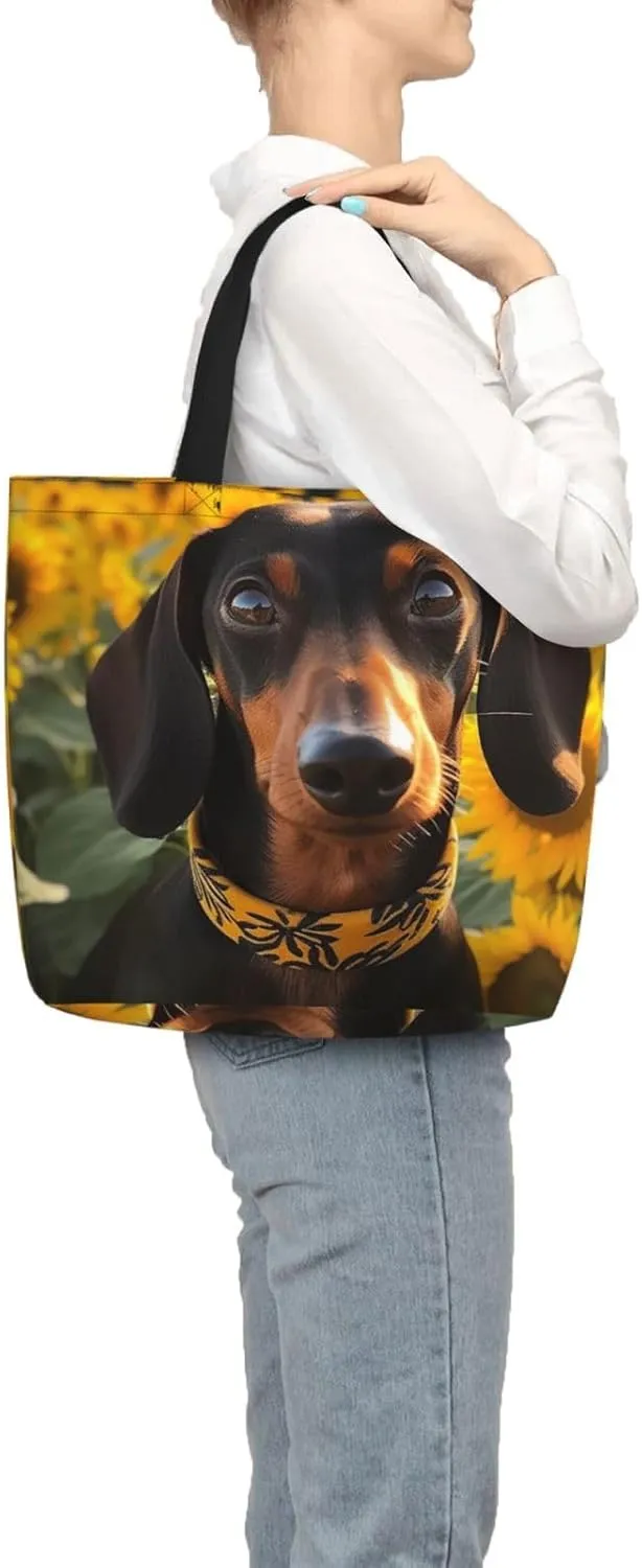 Tote Bag for Women Bold Colors Shoulder Bag with Zipper Handbag Large Capacity Reusable Grocery Bag